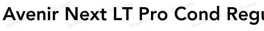 Avenir Next LT Pro Cond Regular字体转换